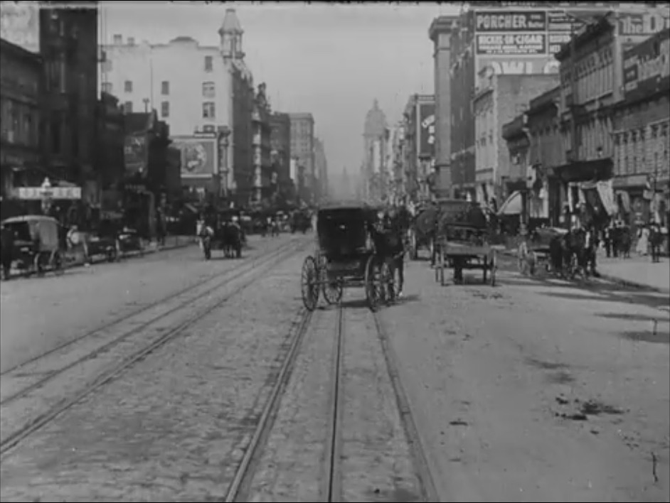 RESTORED FILM OF SAN FRANCISCO'S MARKET STREET FOUR DAYS BEFORE 1906 QUAKE - W.I.R.E.